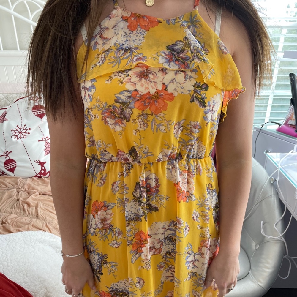 floral maxi dress